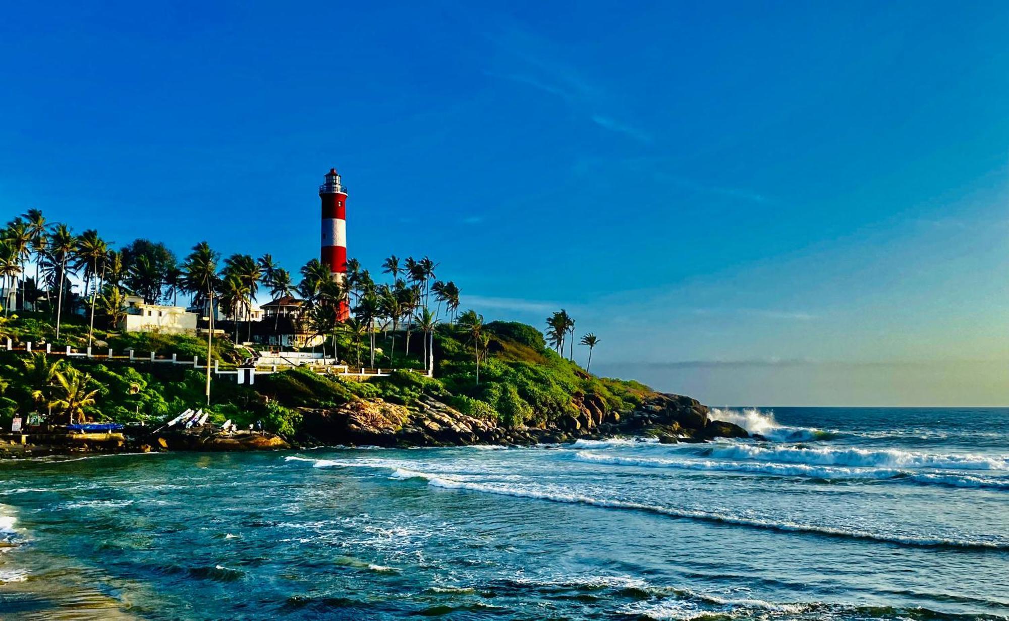Buddha Beach Hotel Kovalam Bagian luar foto